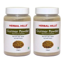 Pure Herbal Hills Gurmar Powder Gymnema Leaves Ayurvedic POWDER Organic ... - £15.46 GBP
