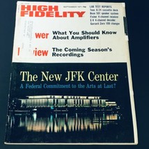 VTG High Fidelity Magazine September 1971 - The New JFK Center, The Arts &amp; Last? - £11.17 GBP