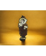 Enameled Cute  Inuit Indigenous Child Vintage Metal Pin Brooch - €17,42 EUR