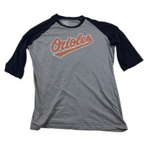 Baltimore Orioles MLB 1/2 Sleeve T Shirt Mens XL Wright &amp; Ditson Gray Ra... - $19.59