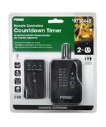 PRIME 0736448 REMOTE CONTROLLED COUNTDOWN TIMER OUTDOOR W/2 OUTLETS - NEW! - $11.58