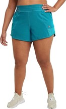 Champion Women&#39;s Sport Shorts Moisture Wicking Lightweight Fresh Teal - Size 2X - £11.79 GBP