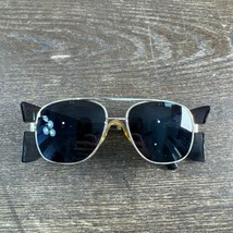 VINTAGE Crews Engineer Safety Glasses Z87 Sunglasses Gold Aviators FRAME... - £14.48 GBP