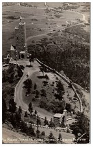 RPPC Sanborn Postcard Aerial View Shrine of the Sun Colorado Springs  S-931 - £7.73 GBP