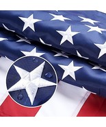 American USA US Flag Nylon Embroidered Grommets 10X15 FT 10&#39; X 15&#39; - $213.84