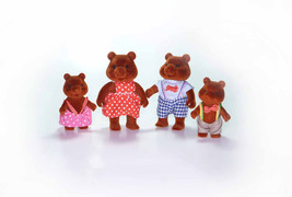 Vintage 1980s Calico Critters Forest Friends MapleTown Brown Bear Family UK  Syl - £54.19 GBP