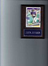 Justin Jefferson Plaque Minnesota Vikings Football Nfl C - £3.10 GBP