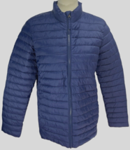 Lands End Youth Navy Blue Puffer Coat Jacket Lightweight Size XXL (18/20... - $35.99