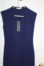 Halston Heritage Sleeveless Astral Blue Dress Size Women&#39;s 4 - $351.44