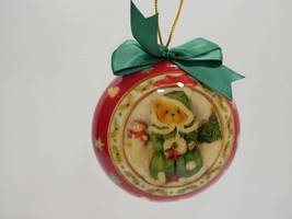 Enesco Vintage 1996 Cherished Teddies Christmas Tree Ornament W/ Box - £4.71 GBP