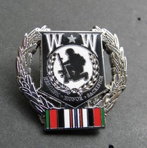 Wounded Warrior Enduring Freedom Veteran Wreath Ribbon Lapel Pin 1.1 Inches - £4.46 GBP
