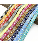 2 yards 13mm Vintage Ethnic Embroidery Ribbon Lace Trim DIY Clothes Bag ... - $9.99 CAD+