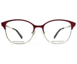 Banana Republic Eyeglasses Frames JOANNA 4WS Red Gold Square Full Rim 53-17-135 - £39.98 GBP