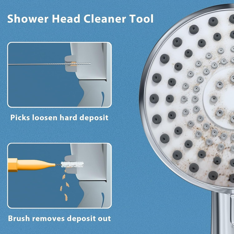 Multiplesize Shower Head Cleaner Tool, Shower Head Cleaning Brushes Small Hole,  Item image 2