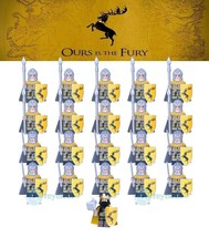 21Pcs House Baratheon Spear Sword Army Game of Thrones Minifigures Custom Toys - £27.96 GBP