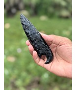 Handmade Black Obsidian Athame Arrowhead – Crystal Dagger for Healing &amp; ... - €12,48 EUR+