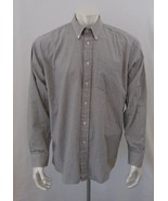 Pierre Cardin Paris Large 17 Longe Sleeve Gray Check  Dress  Shirt - €6,87 EUR