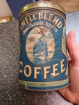 Swell Blend Coffee Advertising Paper Label Chautauqua Brand Jamestowen NY - $197.99