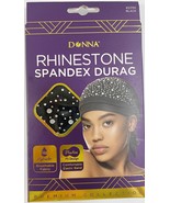 Donna Rhinestone Spandex  Durag Breathable Fabric Comfortable Elastic  #... - $13.65 CAD