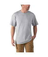 Walls Short Sleeve Working Man&#39;s Pocket Tees MEDIUM Gray 2 Pack New In Pkg - $33.13 CAD