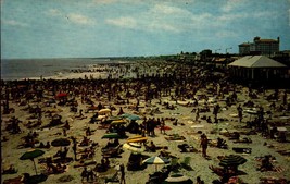 Rare Grainger Studio RPPC-BIRD&#39;S Eye View Along Beachfront, Oc EAN City, Nj BK61 - £4.74 GBP