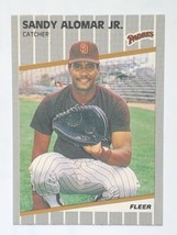Sandy Alomar Jr. 1989 Fleer #300 San Diego Padres MLB Baseball Card - $0.99