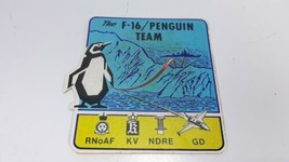 The F-16 Penguin Team RNoAF KV NDRE GD 4” Sticker - £4.38 GBP