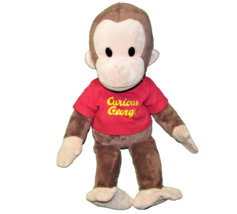 Gund Curious George Plush 16&quot; Stuffed Animal Universal Studios Doll Red Shirt - £7.43 GBP