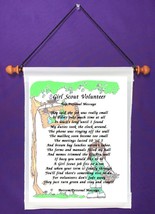 Girl Scout Volunteer - Personalized Wall Hanging (580-1) - £15.71 GBP