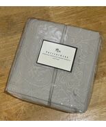 Pottery Barn Ambrosia Matelasse Daybed Bed Skirt Naturals Tan Cotton NEW - $910.75 MXN