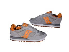 Saucony Jazz Original Orange &amp; Grey Lace Up Running Shoe Women&#39;s Sz 9.5 - $29.40