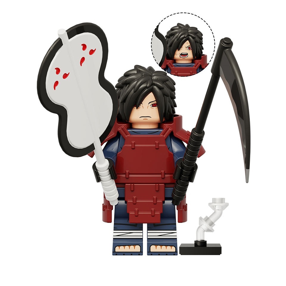Madara Uchiha (Full Armor and Weapons) Naruto Series Minifigures Building Toy