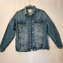 American Eagle Outfitters Womens Size Small Distressed Denim Jacket - £10.07 GBP