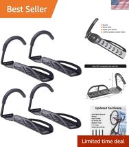 Bike Rack Garage Wall Mount Bike Hanger Bike Hooks Bike Storage Bicycle ... - $70.57