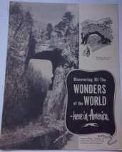 Vintage Discovering All The Wonders Of The World Here In America Booklet... - $4.99