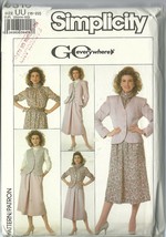 Simplicity Sewing Pattern 9316 Misses Jacket Vest Skirt Blouse 16 18 20 22 New - £7.95 GBP