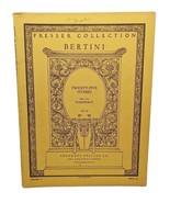 Presser Collection Bertini Op 29 Twenty-Five Studies # 70 Sheet Music - $13.52 CAD
