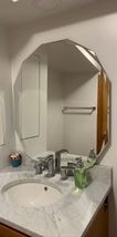 Single Beveled Edge Frameless Wall Mount Bathroom Vanity Mirror - £144.22 GBP