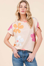 Bombom Floral Short Sleeve T-Shirt - £26.46 GBP