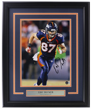 Eric Decker Signé Encadré 11x14 Denver Broncos Photo Bas - £93.03 GBP