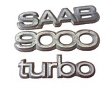 95 - 97Saab 9000 Turbo Badge Nameplate Trunk badges emblems Oem Rear Set - $35.99