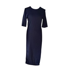 Philosophy Nightlife Navy Blue Shift Pencil 3/4 Sleeves Ponte Knit Dress... - $27.70