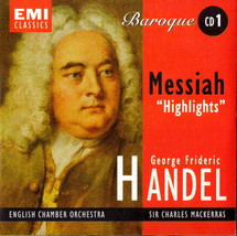 Messiah Highlights Sir Charles Mackerras George Frideric Handel 14 tracks CD - £8.83 GBP