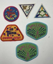 VTG Girl Scout Patch Badges In Tune Cookie Sale Yes I Can Cookies 1992 - £7.95 GBP