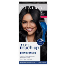 Nice&#39;n Easy Clairol Root Touch-Up Permanent Hair Color Kit Black - £7.07 GBP