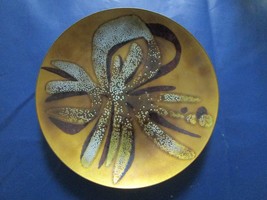 Enamel &amp; Copper Kubasek Schiller Australia hand made Plate 7 1/2&quot; - £51.27 GBP