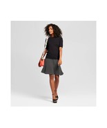  NWT Who What Wear Women&#39;s Elbow Sleeve Button Back Black Cotton Blend S... - $379.83 MXN