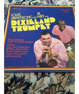 Louis Armstrong &amp; Al Hirt Dixieland Trumpet 4 Record Box Set Record Albu... - $36.99