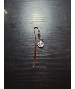 Chinese Blue &amp; White Porcelain Charm Silver-tone 5.5&quot; Bookmark - $22.38 CAD