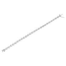 Sterling Silver 1/4ct TDW Diamond Link Bracelet - $506.21